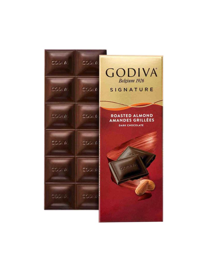 Godiva Dark Roasted Almond 90g