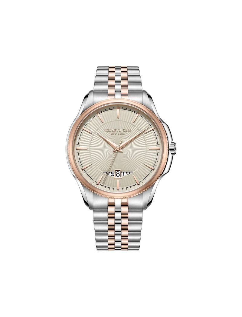 KENNETH COLE TT STAINLESS /ROSE GOLD CASE WG DIAL TT STAINLESS /ROSE GOLD STAINLESS BRACELET KCWGH2217803