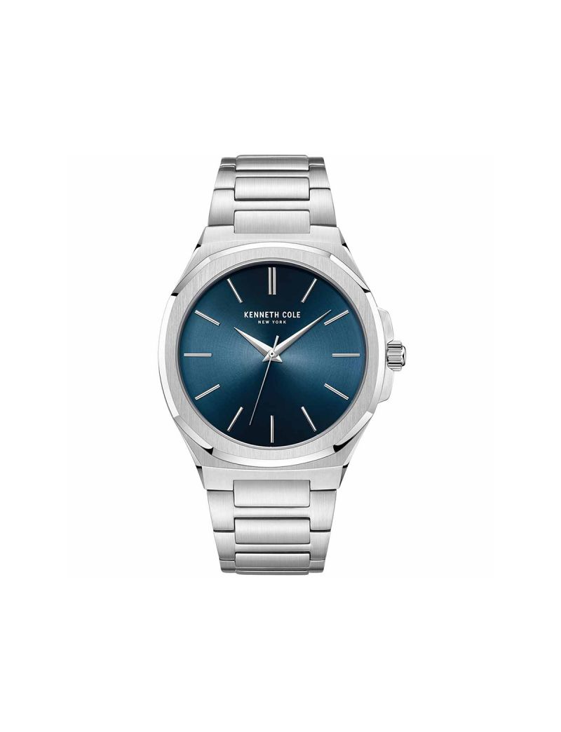 KENNETH COLE STAINLESS CASE BLUEE DIAL STAINLESS BRACELETUNI KCWUG2220302